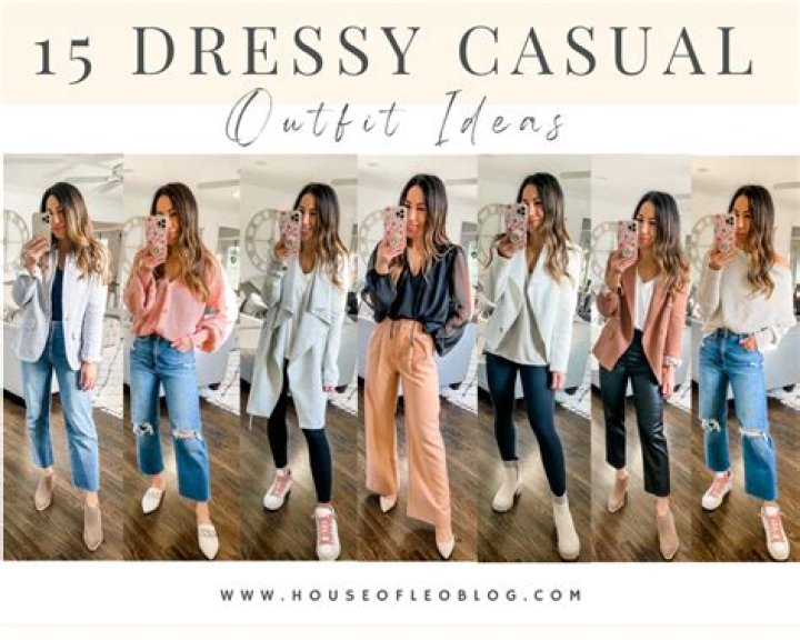 Polished yet casual outdoor party outfit